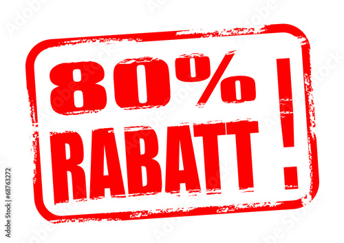 80 % Rabatt
