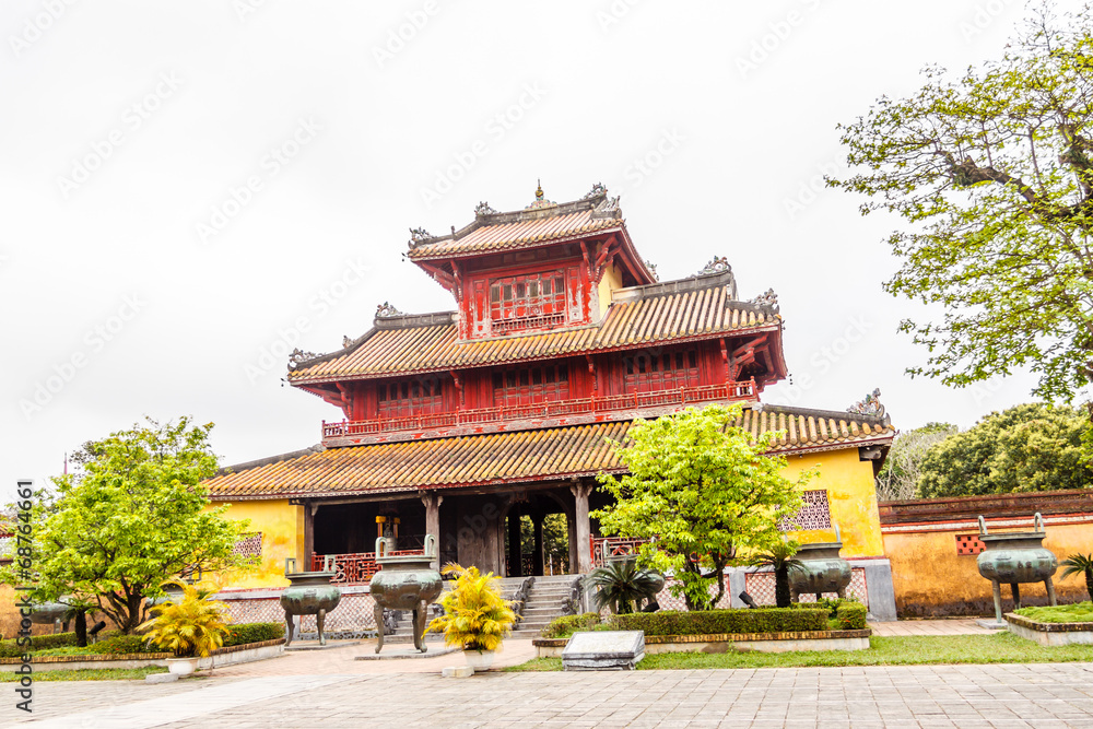 Vietnam temple at Hue, Vietnam Vietnam temple at Hue, Vietnam