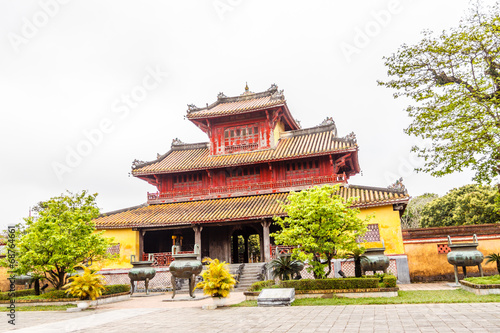 Vietnam temple at Hue  Vietnam