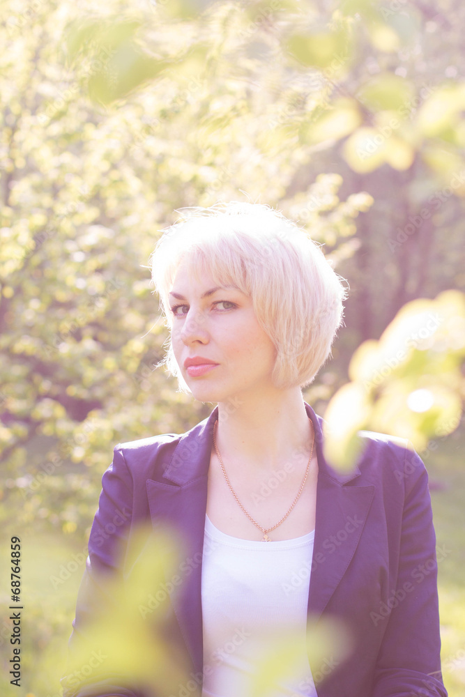 blonde in the spring sunshine blonde in the spring sunshine