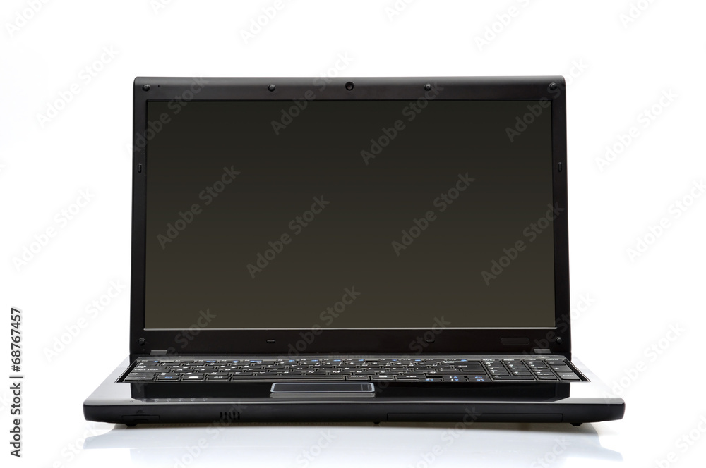 Black laptop Black laptop