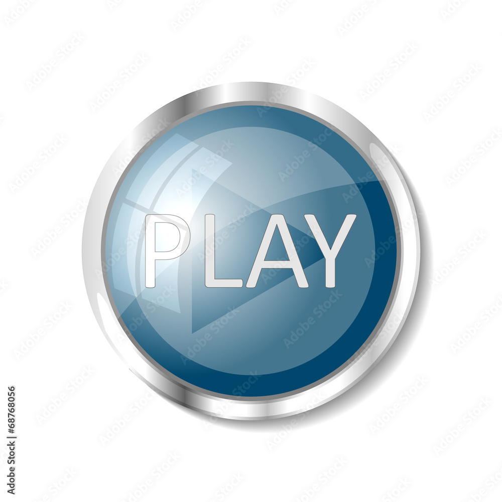 Blue web button Blue web button