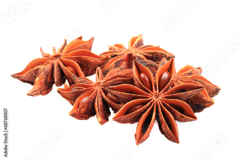 anise star (spice) isolated