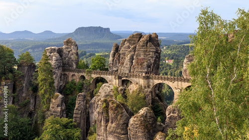 Bastion Bridge in Saxonia near Dresden