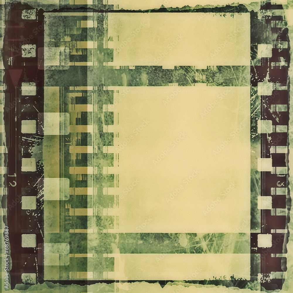 Naklejka premium grunge film strip background
