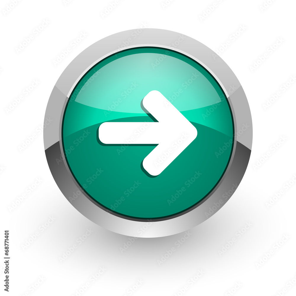 right arrow green glossy web icon right arrow green glossy web icon