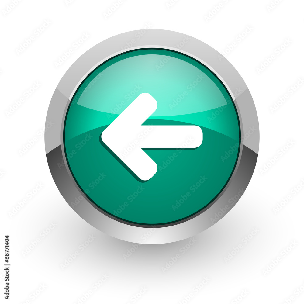 left arrow green glossy web icon left arrow green glossy web icon