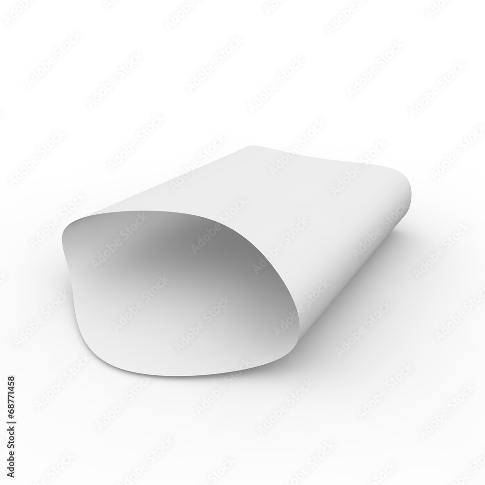 Empty box on a white background Empty box on a white background