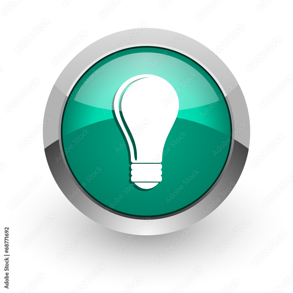 bulb green glossy web icon bulb green glossy web icon