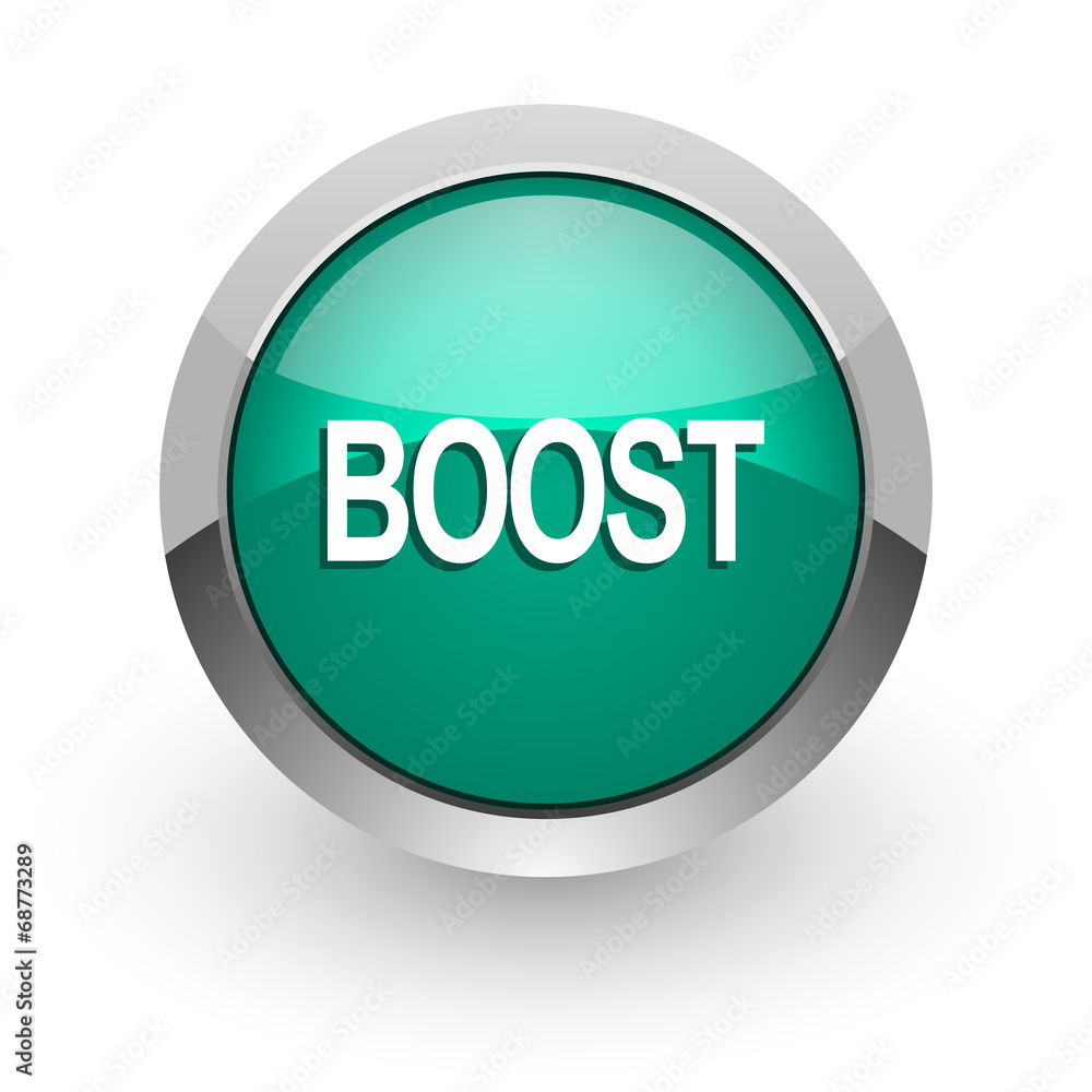 boost green glossy web icon boost green glossy web icon