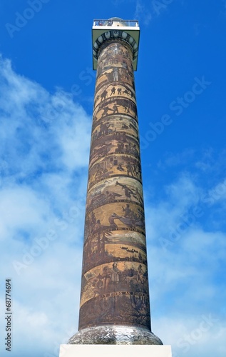 Astoria Column, Historic Landmark In Oregon Seaport City
