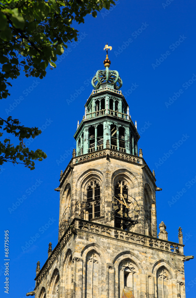 Martini-tower (Martinitoren) in Groningen
