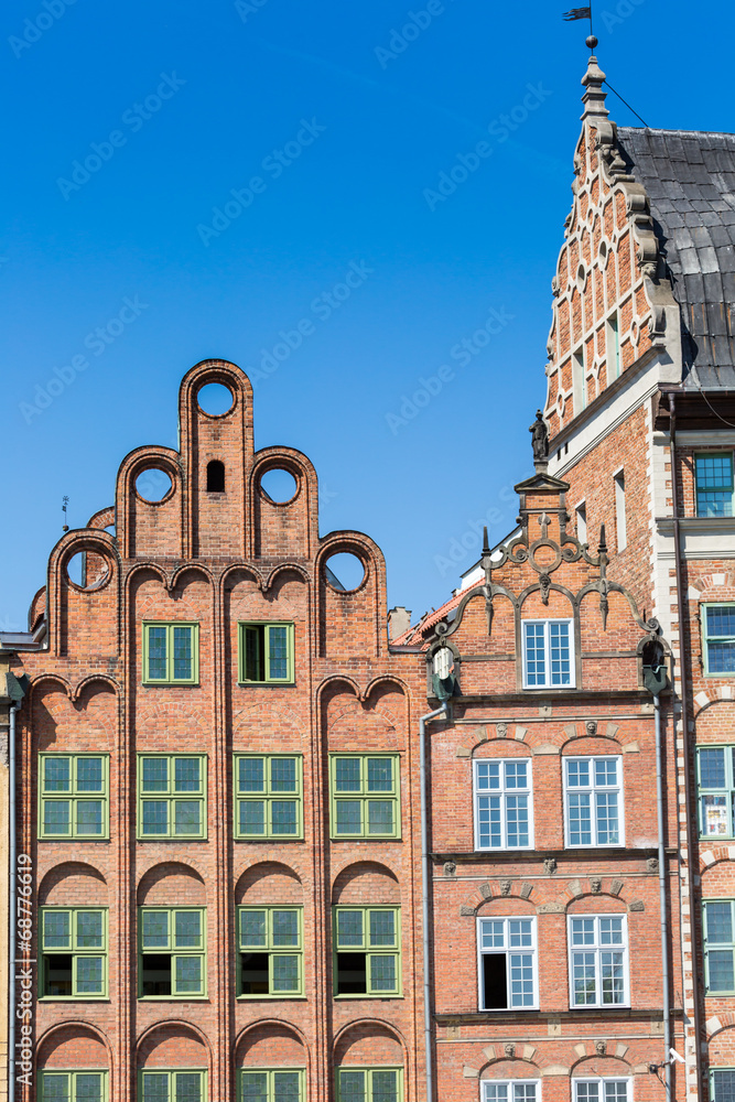 Obraz premium Colorful houses in Gdansk, Poland