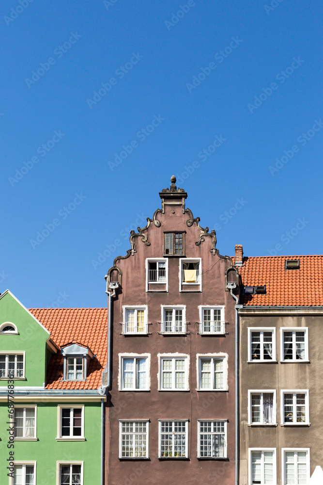 Colorful houses in Gdansk, Poland