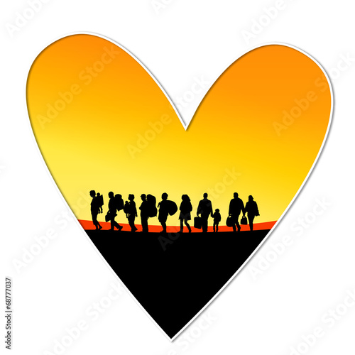 Humanitarian aid for refugees