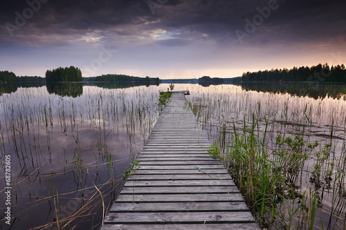 old pier in Finland