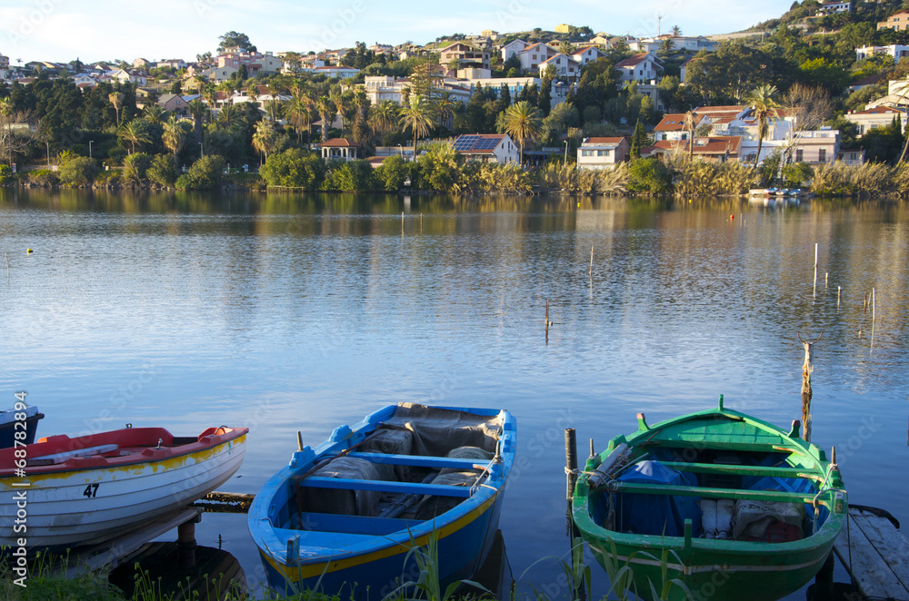 Old boats on the Lake - Ganzirri, Sicily - Italy