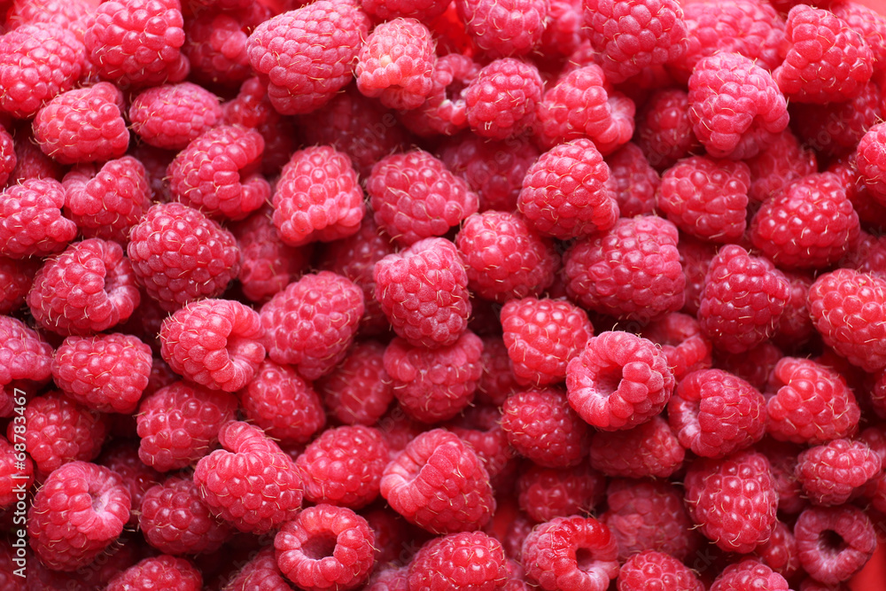 Ripe sweet raspberries close-up Ripe sweet raspberries close-up