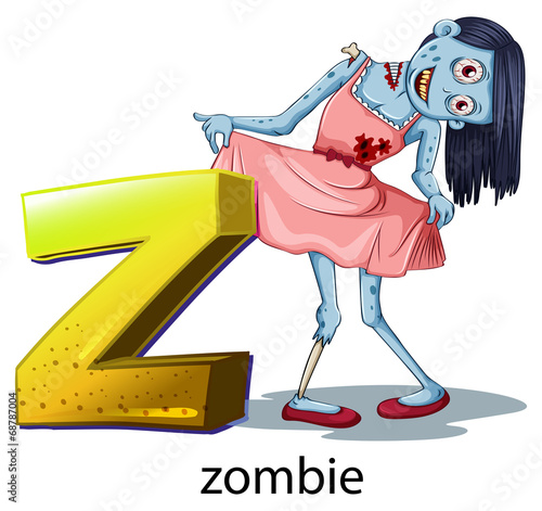 A letter Z for zombie