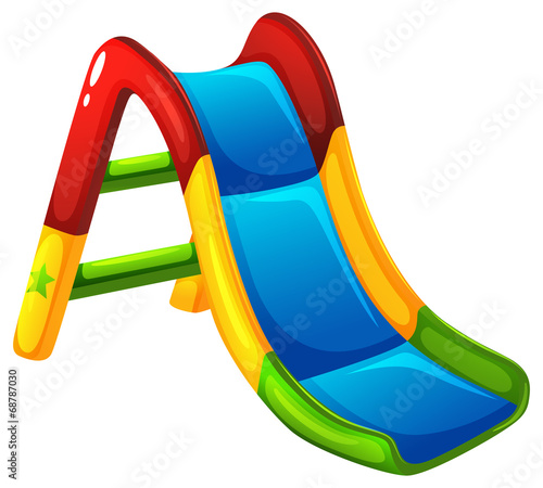A colourful slide