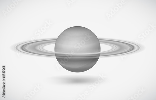 The planet Saturn