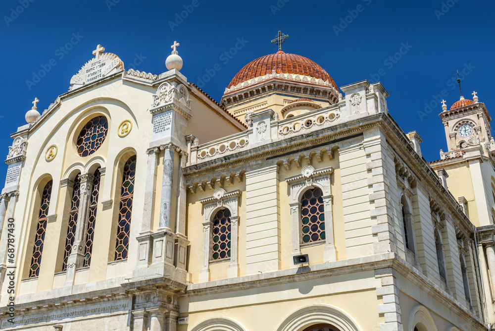 Obraz premium Cathedral of Saint Minas in Heraklion, Crete