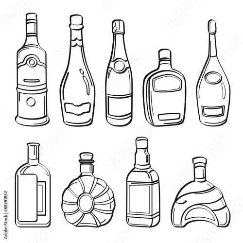 Alcohol Bottles Collection