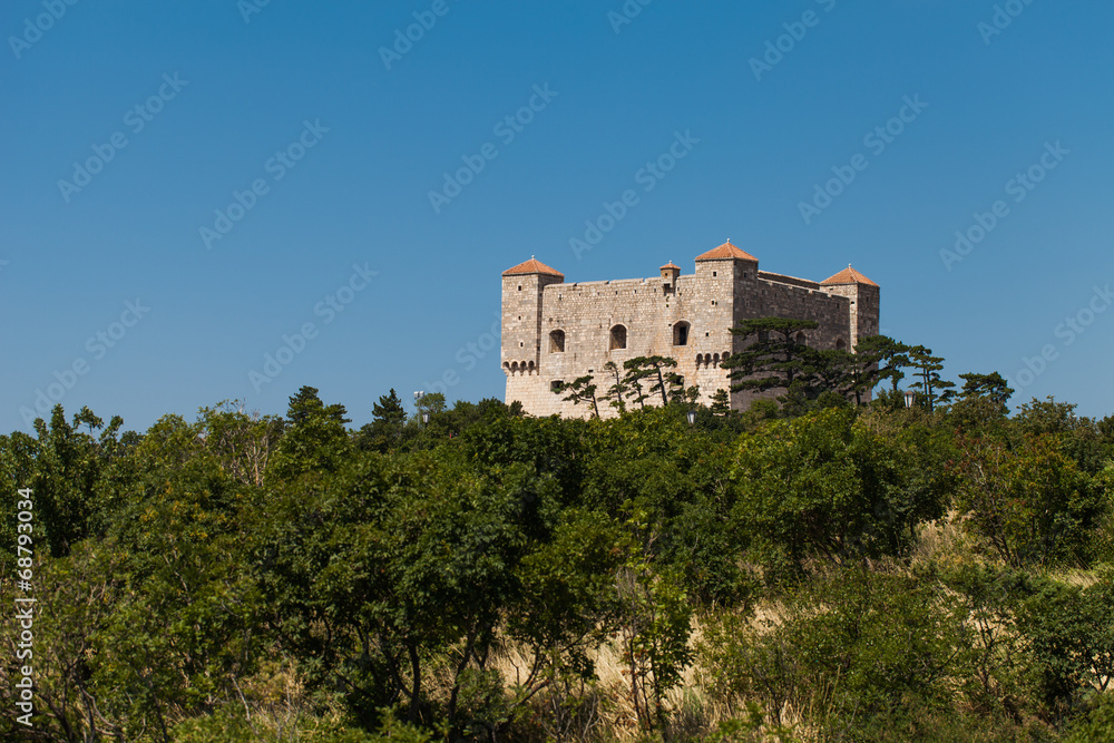 Fototapeta premium Nehaj fortress near Senj town in Croatia