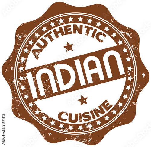 indian cuisine stamp