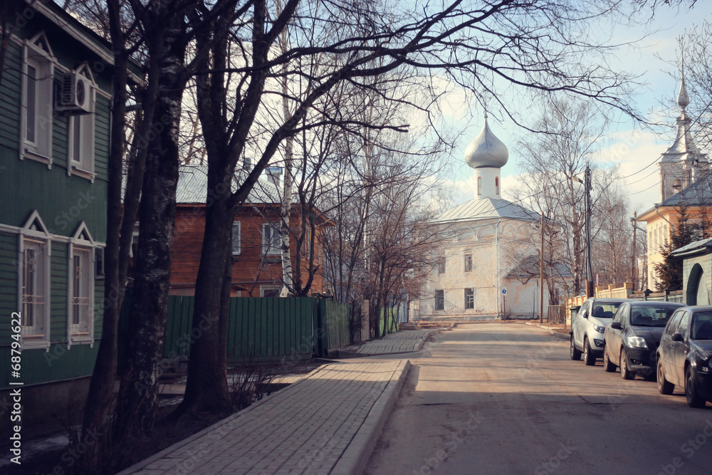 Orthodox Church, Spring Vologda, Russia