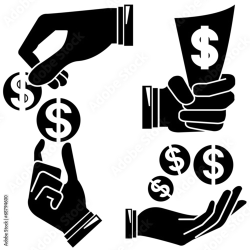 hand holding money
