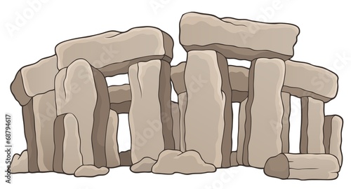Ancient stone monument theme 1