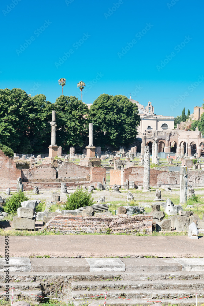 Obraz premium Roman ruins in Rome, Forum
