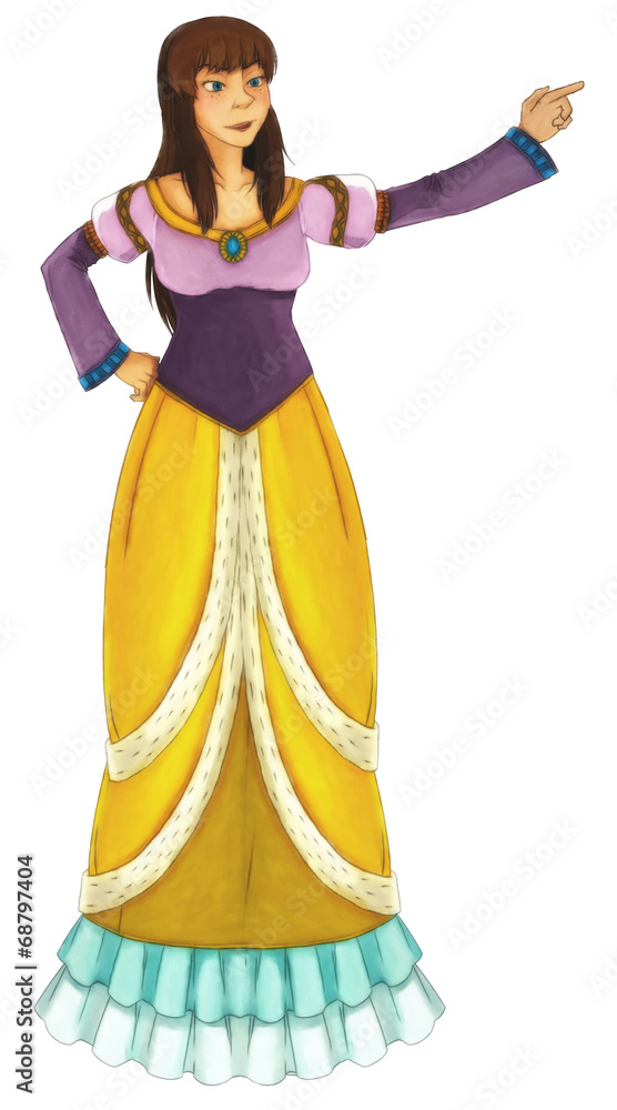 Fairytale cartoon character - illustration for the children Fairytale cartoon character - illustration for the children