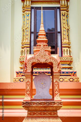 boundary marker of a temple thailand