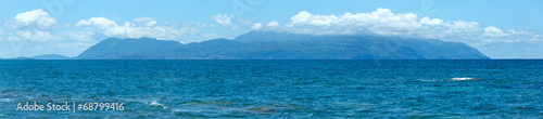 Fototapeta Naklejka Na Ścianę i Meble -  Summer sea panorama (Greece, Lefkada).