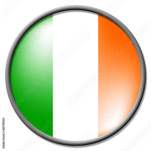 Free Download Irish Badge Indicates Waving Flag And Badges - GFXLoad