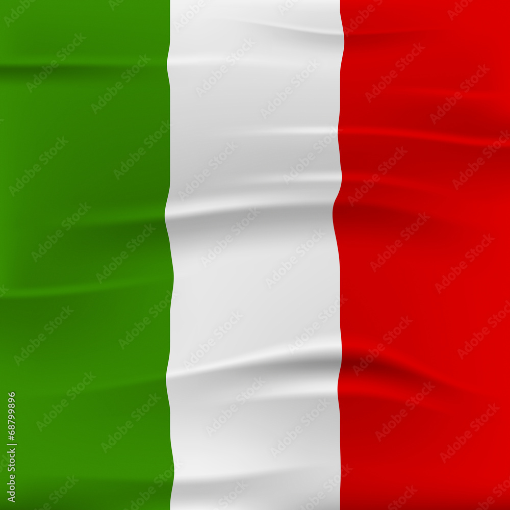 Obraz premium Flag Italy Indicates Nationality Patriot And Nation