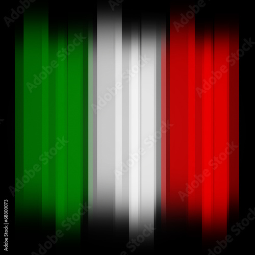 Italian Flag Shows Blank Space And Copyspace