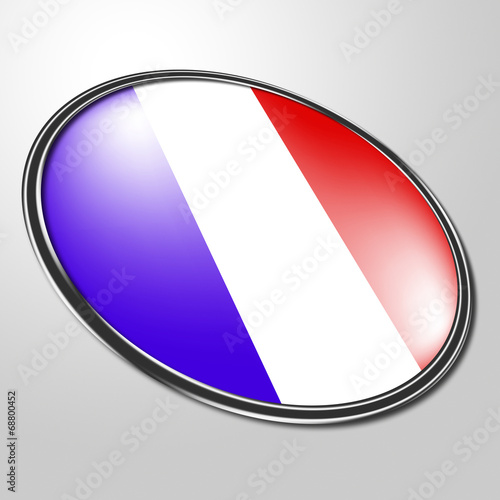 Free Download French Badge Represents National Flag And Badges - GFXLoad