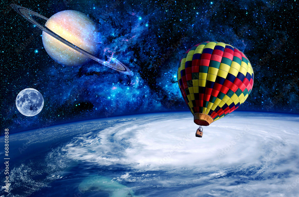 Fototapeta premium Balloon Earth Dreamland