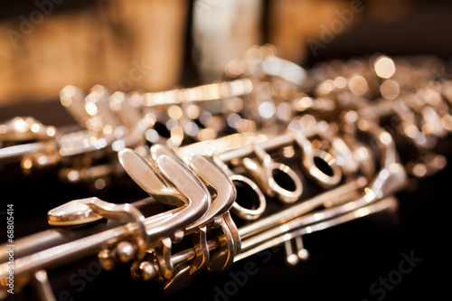 Fragment clarinet closeup