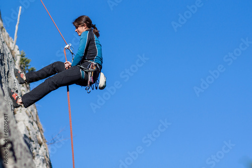 Abseiling