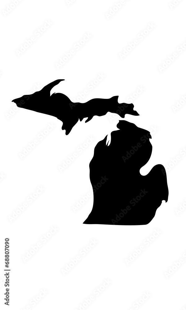 Naklejka premium Michigan