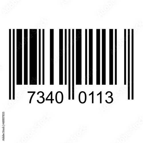 Bar code with fake numbers