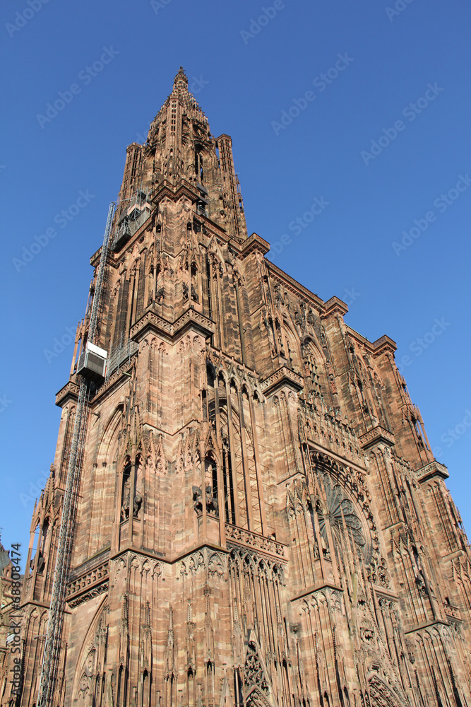 Cathédrale Notre-Dame de Strasbourg ( Alsace, France)