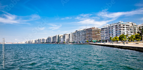 Promenade in Thessaloniki. Greece.