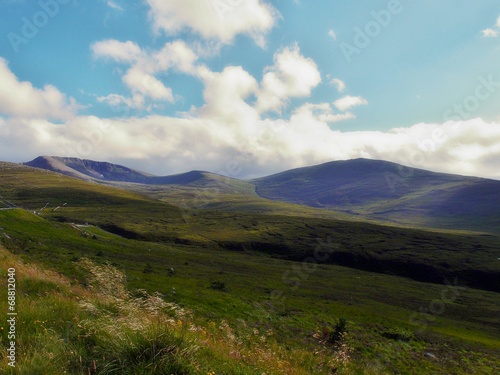 Trail on Ben Nevis in the Scotland highlands