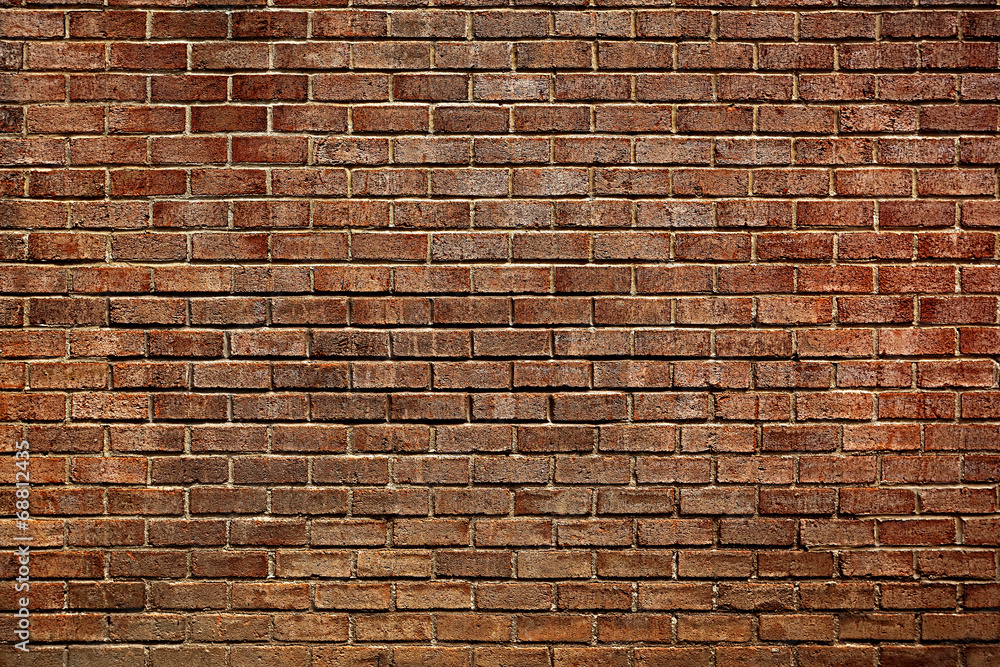 Fototapeta premium the old red brick wall