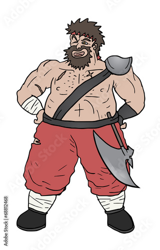 Happy barbarian